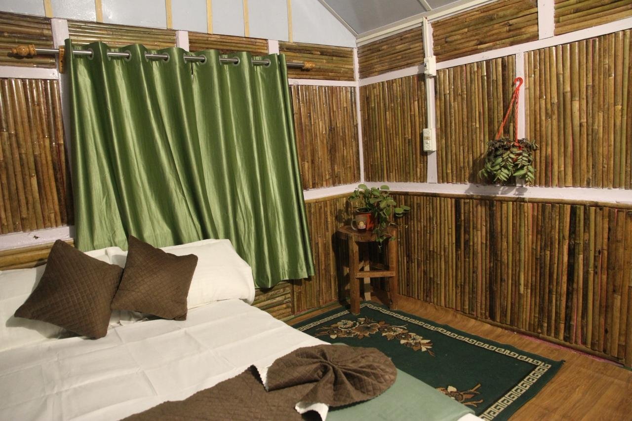 Whispering Pines — Forest View Cottage View: Whispering Pines — Forest View Cottage Image: Interiors opening into dense green forest.